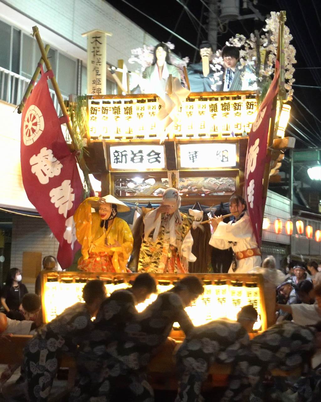 新宿町の山車（真壁祇園祭2022）